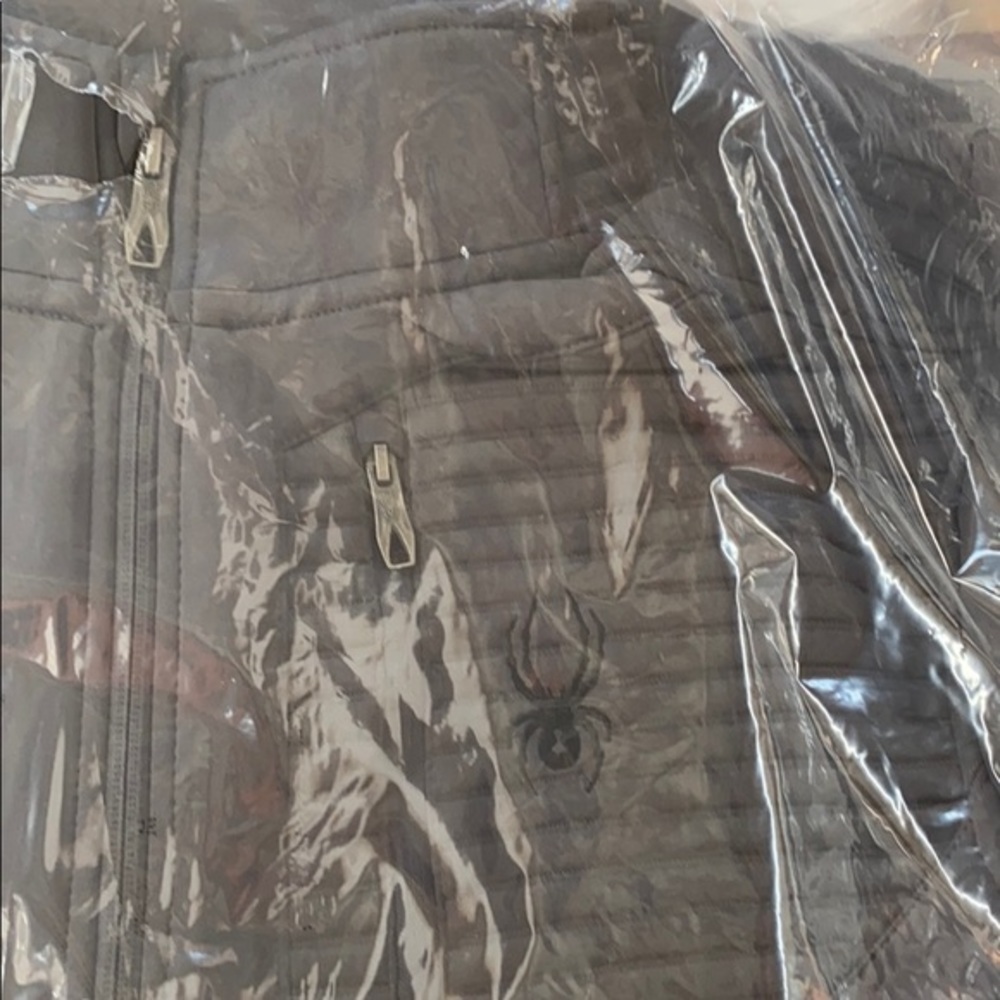 NEW Spyder VENOM Full Zip Jacket M Polar Gray - Picture 4 of 8